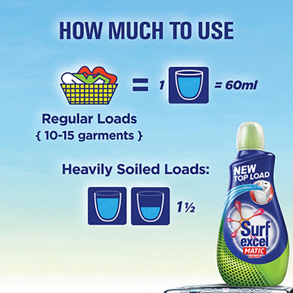 Surf excel online top load liquid